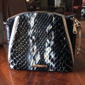 Brahmin Crossbody Black & Ivory Bag